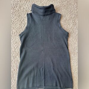 Henri Bendel Dark Gray Knit Top